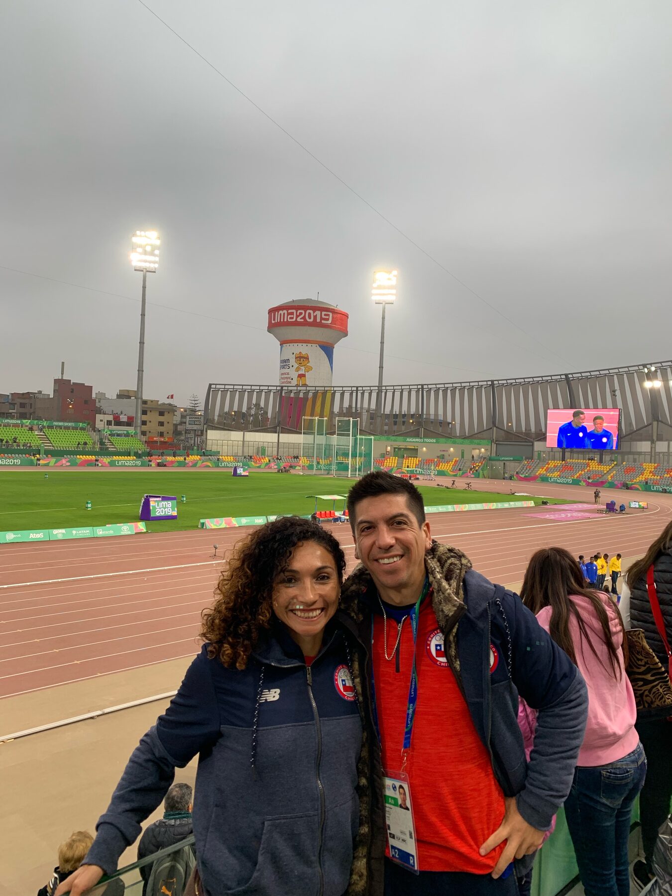 Daniel Pineda y Macarena Reyes en los Juegos Panamericanos